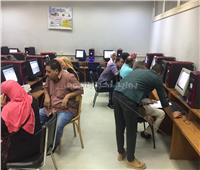 تنسيق الجامعات 2019| توافد الطلاب على معامل جامعة عين شمس