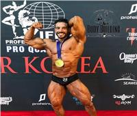 هاني سعيد يحرز الميدالية الذهبية في بطولة كوريا كلاسيك في كمال الأجسام للمحترفين