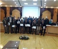 مجلس الجامعة يكرّم طلاب كلية هندسة الأزهر الفائزين بجائزة التميز العالمى الأولى 