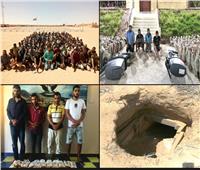 ضبط 18 قنبلة معدة للتفجير و20 دانة و392 ألف قرص مخدر بشمال سيناء 