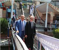 محافظ القاهرة يتفقد مرسي الاتوبيس النهري ويطمئن على الخدمات الصحية بالمستشفيات