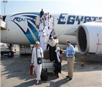 «مصر للطيران» تسير 13 رحلة لنقل 2250 حاجا من جدة