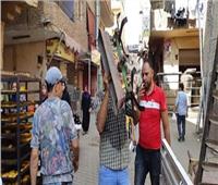 صور| حملة إشغالات مكبرة بنطاق مدينة بشتيل بالجيزة