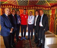 حطب يهنئ درويش وأبطال الجودو في دورة الألعاب الإفريقية بالمغرب