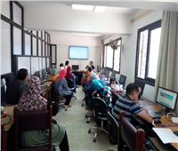 تدريب العاملين بجامعة دمنهور على البرامج الرقمية المتخصصة