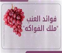 إنفوجراف | فوائد العنب «ملك الفواكه»