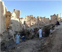 صور| إنهاء 70 % من ترميم قرية «شالي» بواحة سيوة
