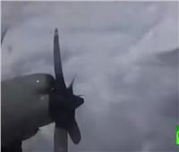 فيديو|طائرات الأرصاد الامريكية تعبر الإعصار "دوريان" 