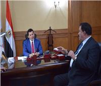 وزير الرياضة يستقبل رئيس الاتحاد المصري للجودو