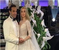 فيديو| أحمد فهمي وهنا الزاهد يرقصان في حفل زفافهما