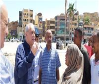 محافظ الأقصر يتفقد أعمال تطوير ميدان سيدي أبو الحجاج