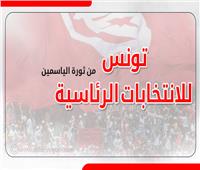 انفوجراف| تونس من «ثورة الياسمين» للانتخابات الرئاسية 