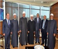  وصول مفتي لبنان والوفد المرافق له لحضور المؤتمر الثلاثين للمجلس الأعلى للشئون الإسلامية