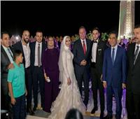 صور| الخطيب ونجوم الأهلي يحتفلون بزفاف كريم نيدفيد