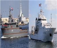 البحرية المصرية والفرنسية تنفذان تدريبًا بحرياً عابرًا بالبحر المتوسط