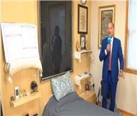 شاهد| غرفة معيشة زعيم المعارضة التركي فتح الله جولن.. ورسالة هامة لـ«أردوغان»