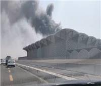 حريق بمحطة قطار «الحرمين» في جدة