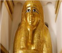 عرض التابوت الذهبي للكاهن «نچم عنخ» بمتحف الحضارة 1 أكتوبر