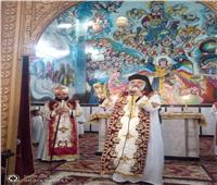 الأنبا باسليوس يزور كنيسة مارمرقس بالجلاوية