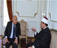 وزير الأوقاف يستقبل السفير إسماعيل خيرت سفير مصر الجديد باليونان