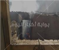 بالفيديو| اللحظات الأولى لحريق شقة سكنية في روض الفرج