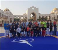 الفولي وجابر يؤازران المنتخب المصري للتايكوندو 