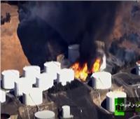 فيديو| اشتعال النيران في منشأة للطاقة قرب سان فرانسيسكو