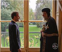 الرئيس الفرنسي يستقبل البابا تواضروس في «الإليزيه»