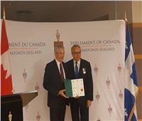 تقديرًا لخدماته... تكريم "أنطوان عبد الملك" بالبرلمان الكندي