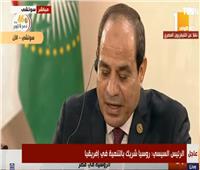 الرئيس السيسي يشيد بالعلاقات الثنائية بين مصر وروسيا