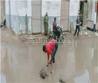 صور|«أمطار غزيرة».. واستمرار توقف حركة الصيد بكفر الشيخ