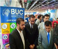 وزير الشباب يزور جناح جامعة بدر BUC بمعرض القاهرة الدولي للابتكار 