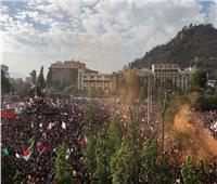 مليون متظاهر يحتشدون بشوارع سانتياجو عاصمة تشيلي