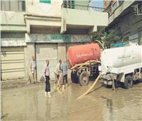 شفط مياه الأمطار من الشوارع والمدارس وتمهيد الطرق للسير 