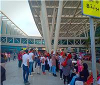 استقبال جماهيري لأبطال منتخب «الكاراتية» بمطار القاهرة 