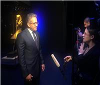 لقاءات صحفية لوزير الآثار على هامش افتتاح معرض توت عنخ أمون في لندن
