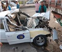 مصرع شخصين في حادث تصادم بمدخل دمنهور 