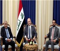 اجتماع ثلاثي بين الرئيس العراقي ورئيس الحكومة ورئيس البرلمان لبحث الاحتجاجات 