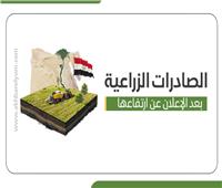 إنفوجراف | تعرف على ترتيب الصادرات الزراعية المصرية