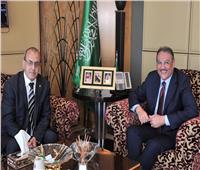 السفير السعودي بالقاهرة يستقبل نظيره الجزائري