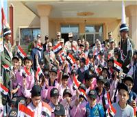 الجيش الثاني الميداني ينظم زيارات لطلبة المدارس إلى قطاع تأمين شمال سيناء