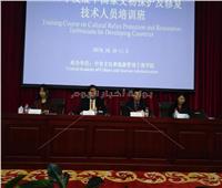 عبد البصير يلقي محاضرة عن آثار مصر في الصين