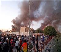 إغلاق الطرق المؤدية إلى البصرة بجنوب العراق جراء الاحتجاجات