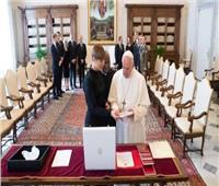 البابا فرنسيس يستقبل رئيسة جمهورية استونيا