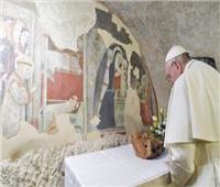 البابا فرنسيس يزور مزار غريتشو بإيطاليا