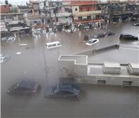 صور.. لبنان يغرق| سيول بالمنازل والأمطار تختلط بالصرف الصحي