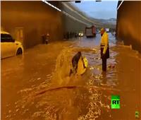 فيديو| بيروت تغرق في مياه الأمطار