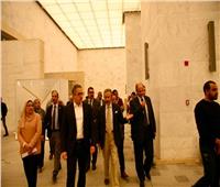  وزير الآثار يتفقد المتحف القومي للحضارة في الفسطاط