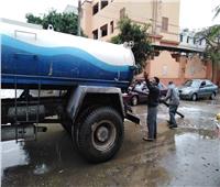 توزيع سيارات لشفط مياه اﻷمطار بمحاور القاهرة الكبرى لمنع الحوادث