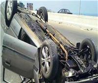 إصابة ٣ أشخاص في انقلاب سيارة ملاكي بالساحلي الدولي بادكو  
